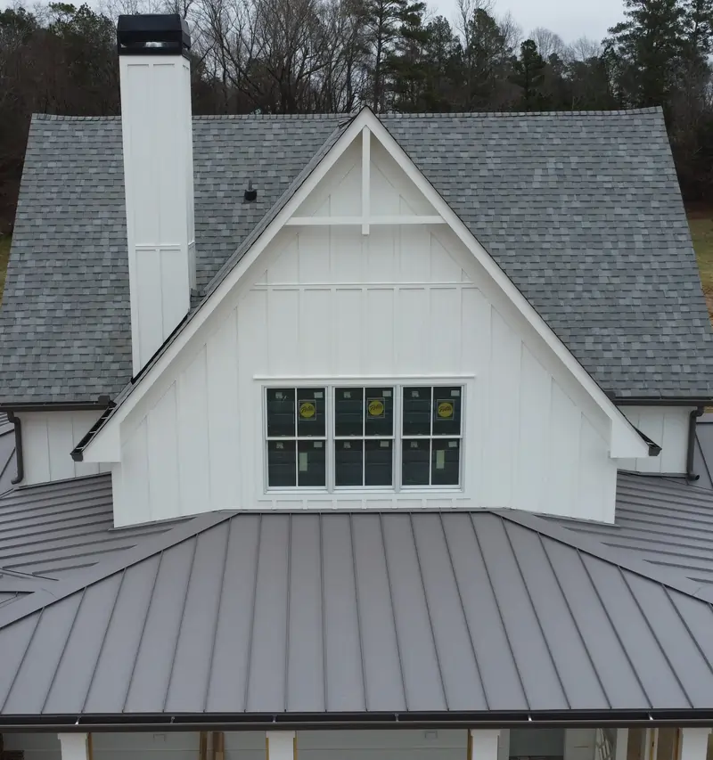 grey roof home